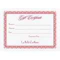 Gift Certificate Invitation (Horizontal)